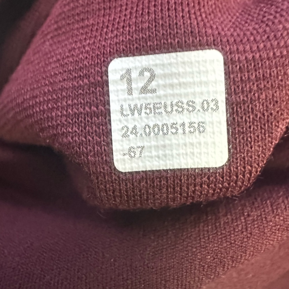 lululemon align high rise leggings 32” inseam mini flare color garnet - Picture 6 of 8